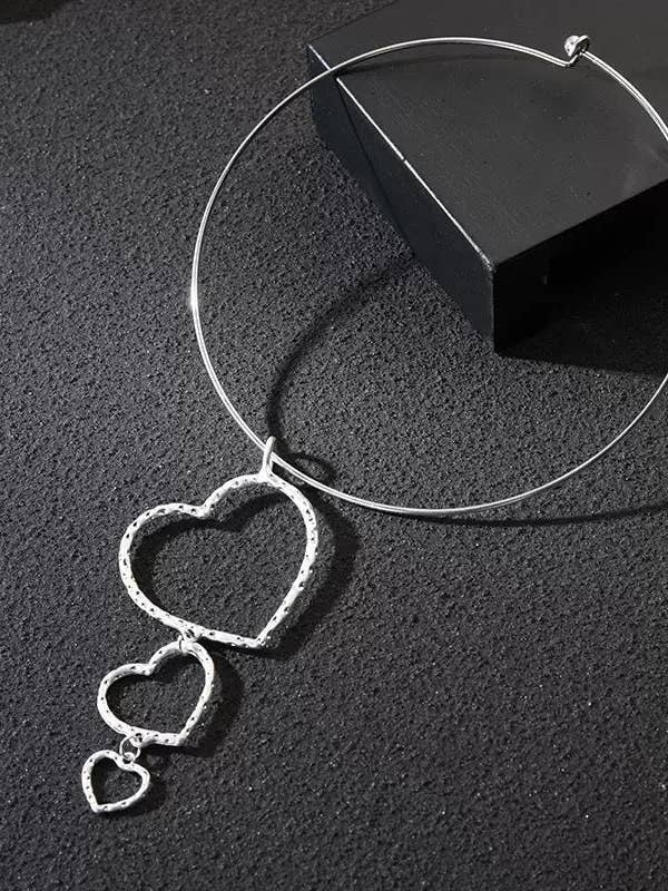 Collar de Metal con Forma de Corazón N5773 para venta al por mayor de Ole