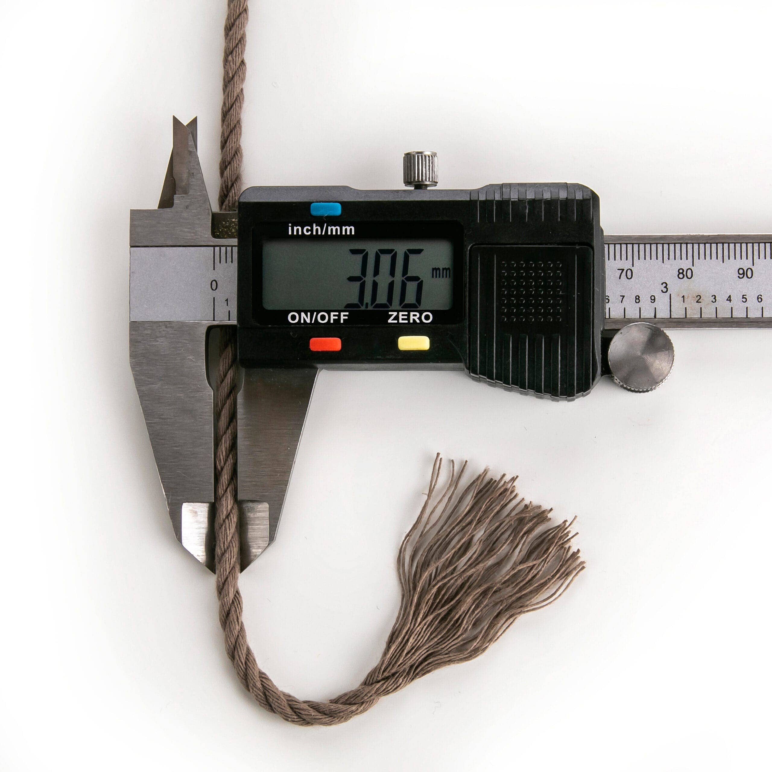 MB Cordas - Wholesale Cord - 3MM 3 Strand Twisted 1kg Macrame Cotton Cord BROWN 260-300m Macrame Rope 3 ply Craft String4