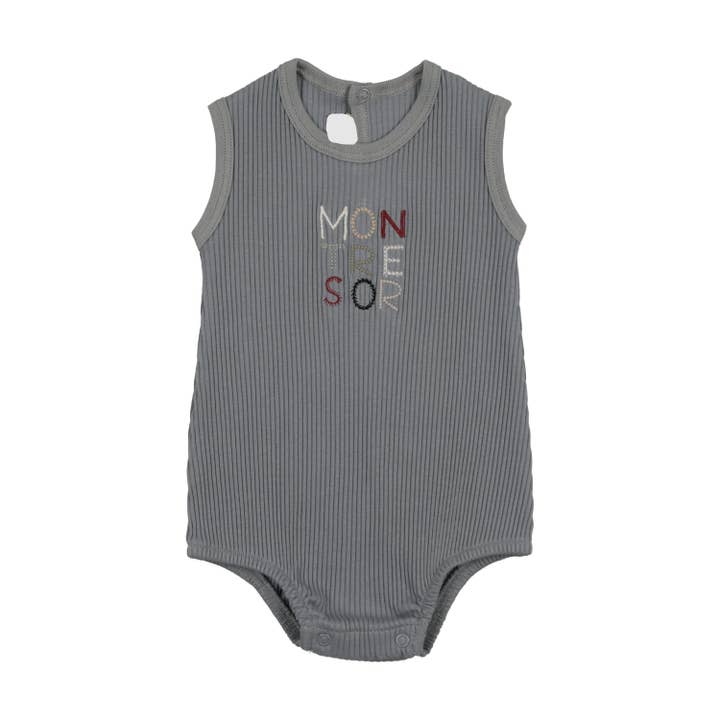 Barboteuse garçon côtelée arc-en-ciel pour la vente par Mon Tresor Bebe