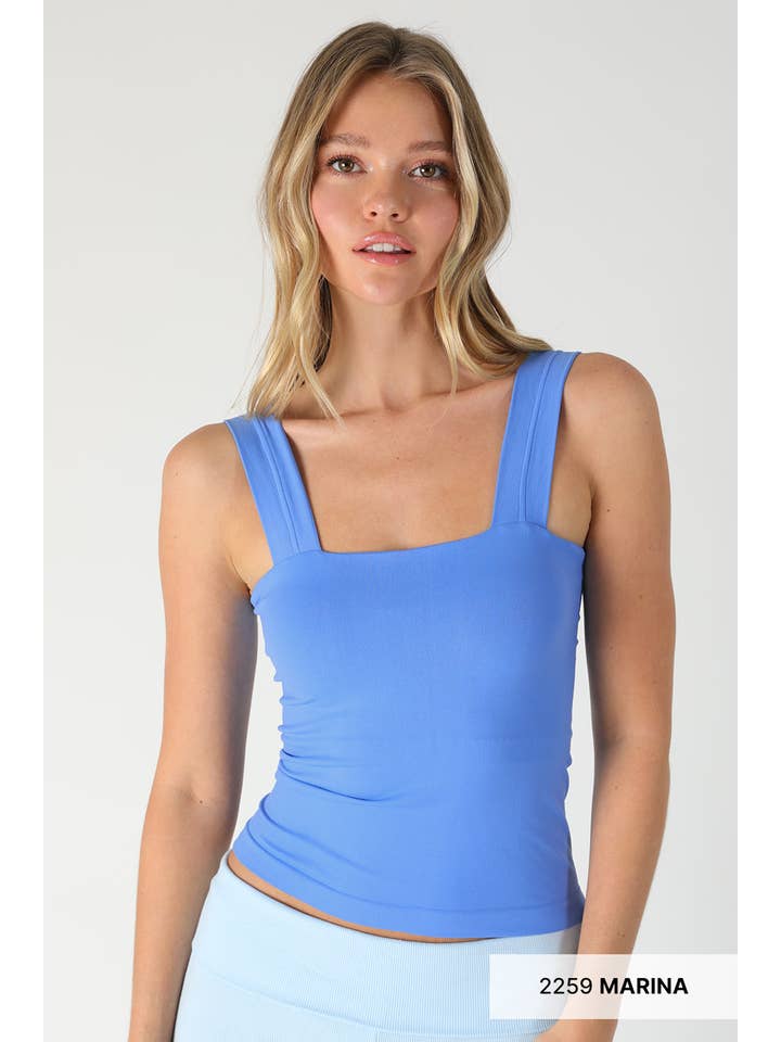 NIKIBIKI - Vendita all'ingrosso Canotta - Donna - NS8409- Serbatoio Quadrato Linea Pulita11