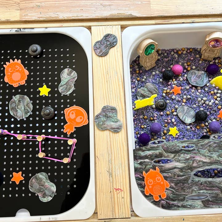 Stars and Sensory - Wholesale Toy Set - Kids - Acrylic Geo Flisat Inserts