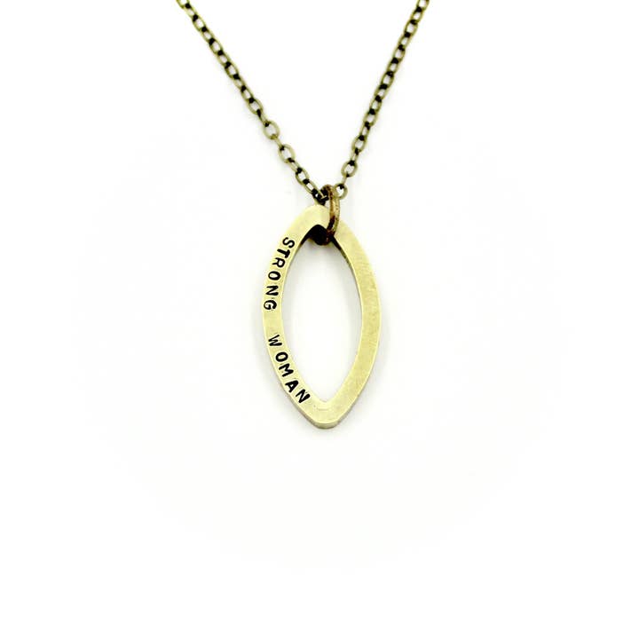 'Strong Woman' Necklace for wholesale by Carruthers Jewelry