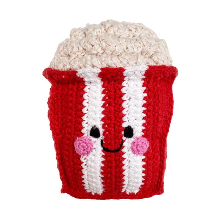 Chocalho de Comida de Brincar - Chocalho de Pipoca por atacado de PebbleChild USA