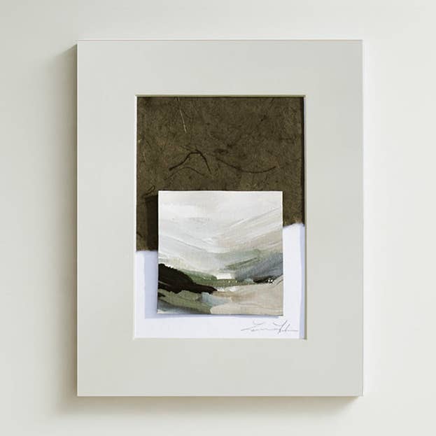 Astratto originale montato su passepartout II per la vendita all'ingrosso da parte di Lauren Fuhr Design Co.