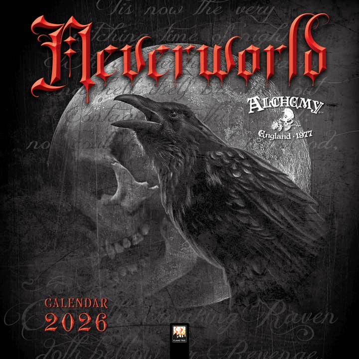 Flame Tree Gift – wholesale Calendar – Alchemy: Neverworld Wall Calendar 2026 (Art Calendar)
5