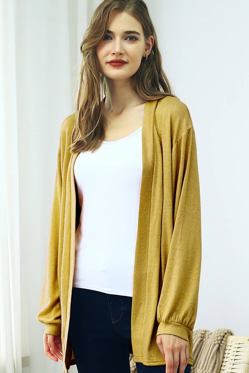 NINEXIS - Vente Cardigan – femme - CARDIGAN EN TRICOT DOUX ET CHAUD À COUPE AMPLE CWOCAL156-M_M_1