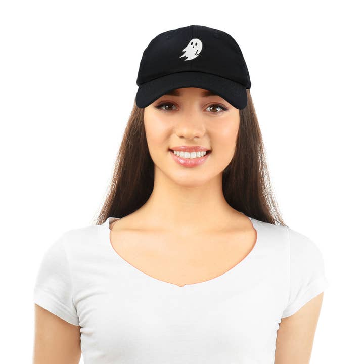 Dalix - Vente Casquette de baseball – femme - Casquette de baseball Dalix Ghost brodée pour papa, mignonne Halloween
