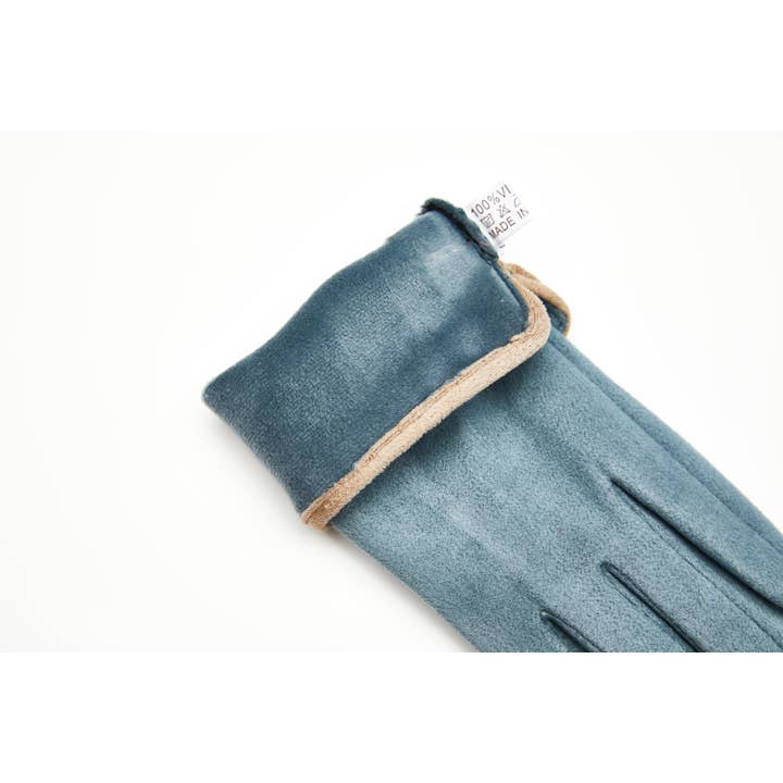 Aavion - Wholesale Handschoenen - Dames - Dameshandschoenen van imitatie suède met touchscreen – Rand & Knopen6