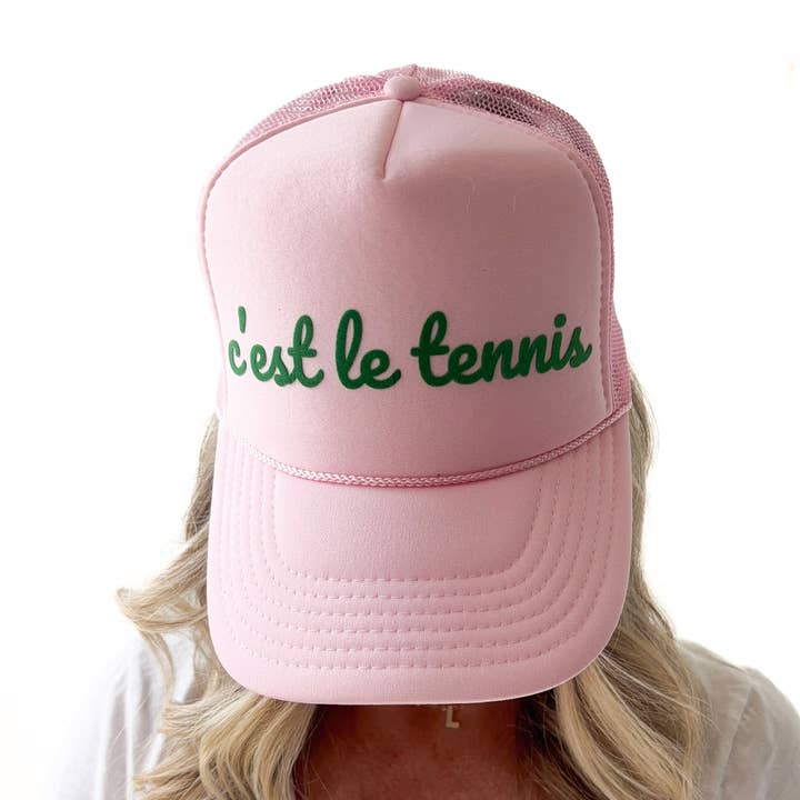 C'est le Tennis Truckerhoed met hoog profiel voor wholesale door The Après Allstars
