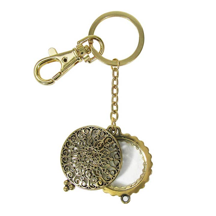 TheTizana - Wholesale Magnifying Glass - Byzantine Filigree 6 Times Magnifier - Key Chain3