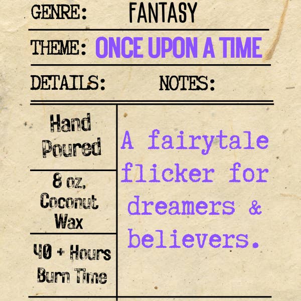 The Vintage Flame Candles - Wholesale Jar/Filled Candle - Reading Nook - Ink & Ember Collection 4