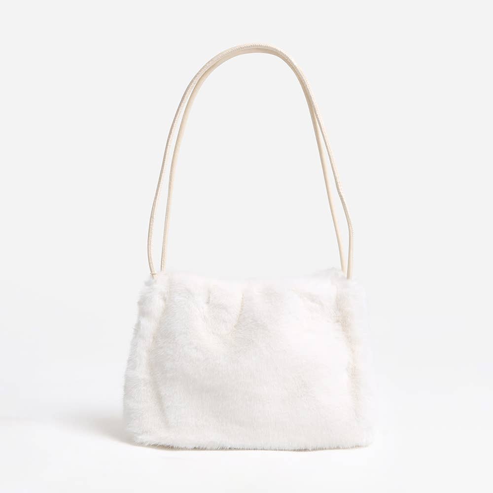 Sensibling Corp. - Vendita all'ingrosso Tracolla - Donna - Borsa a Mano / a Spalla in Finta Pelliccia Solida Mini8