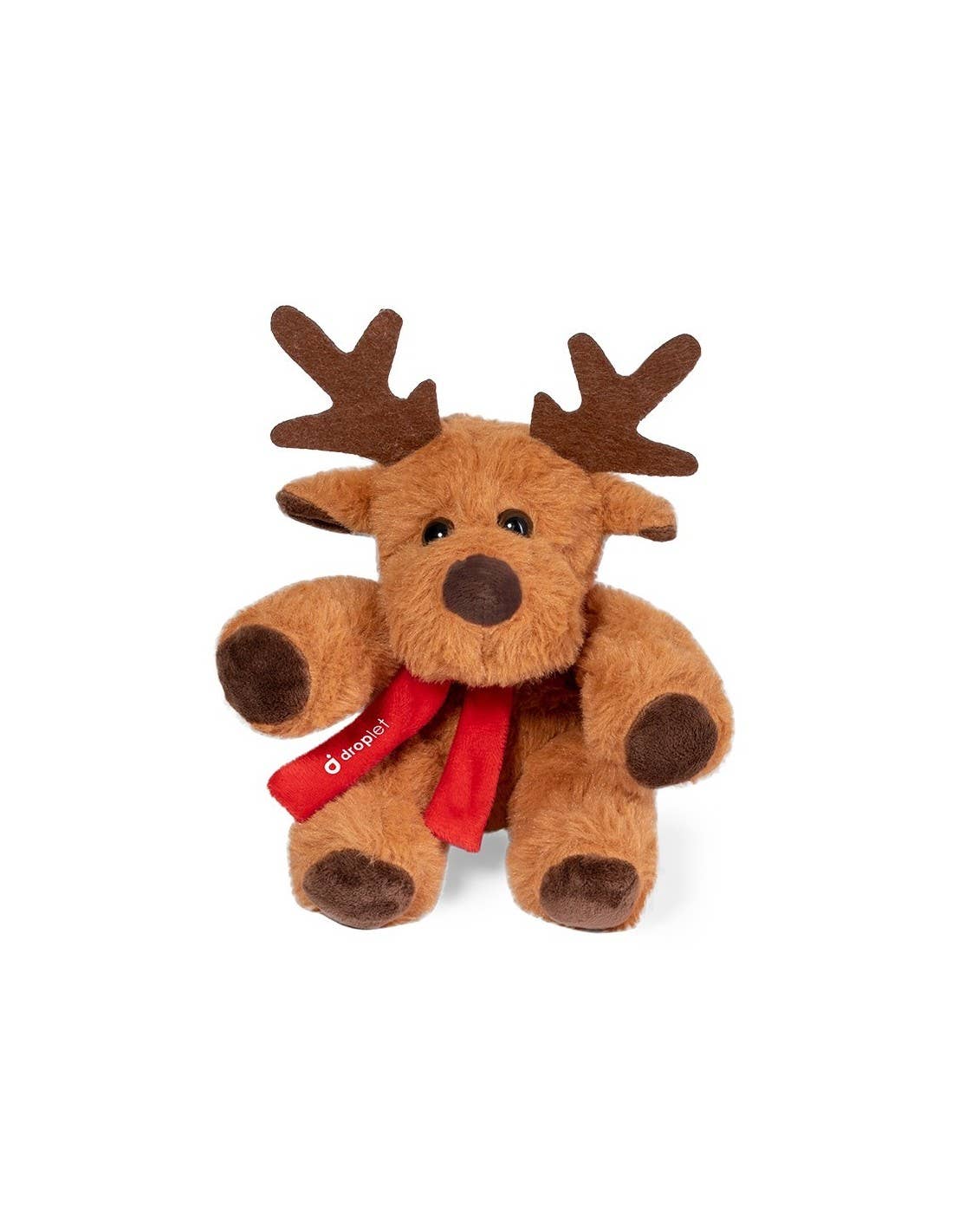 STAR WAY, S.L. - Wholesale Christmas Decoration - plush Christmas reindeer with scarf1