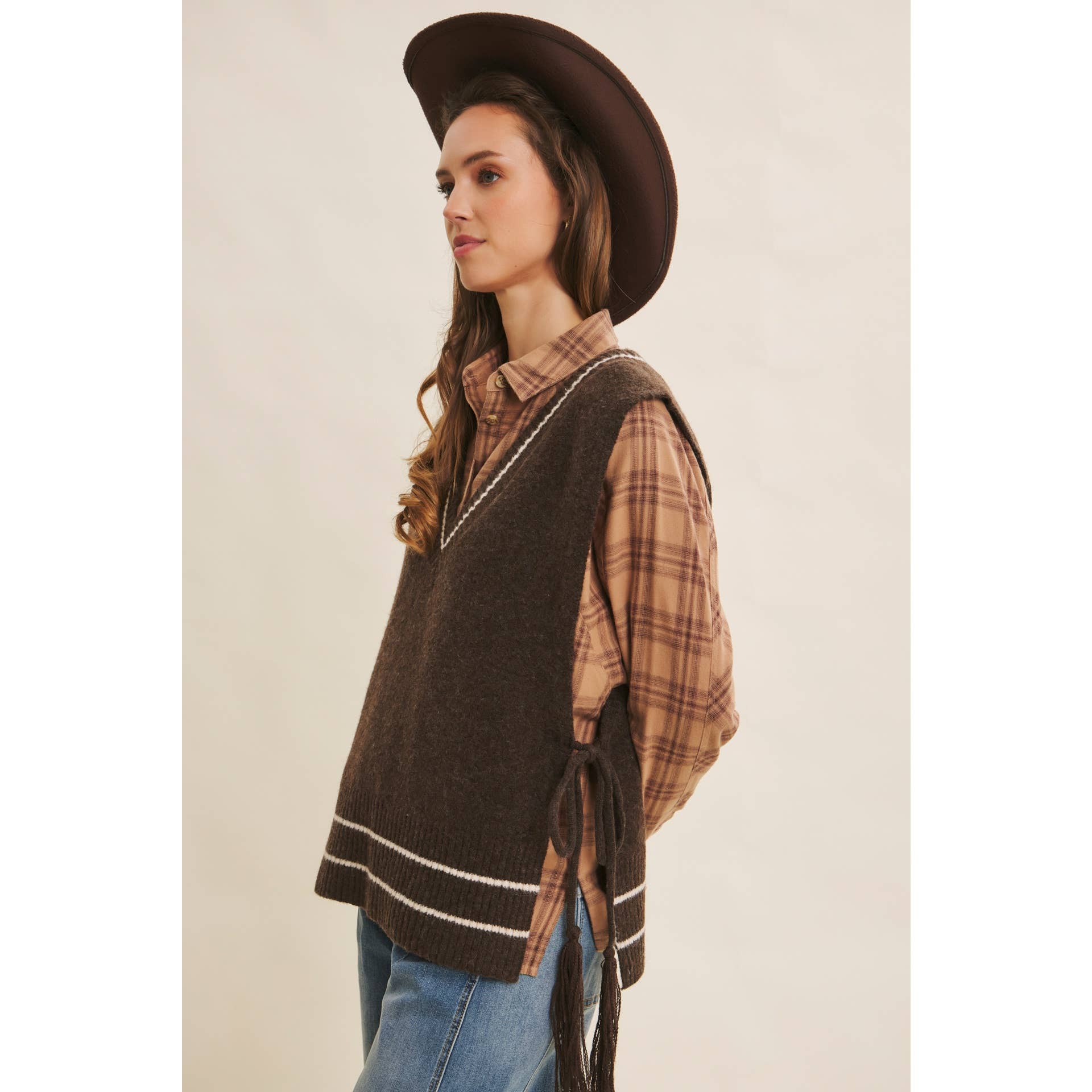 in february - Wholesale Outerwear Poncho - Women's - ECO-FRIENDLY EFFORTLESSLY ESSENTIAL SWEATER PONCHO VEST24