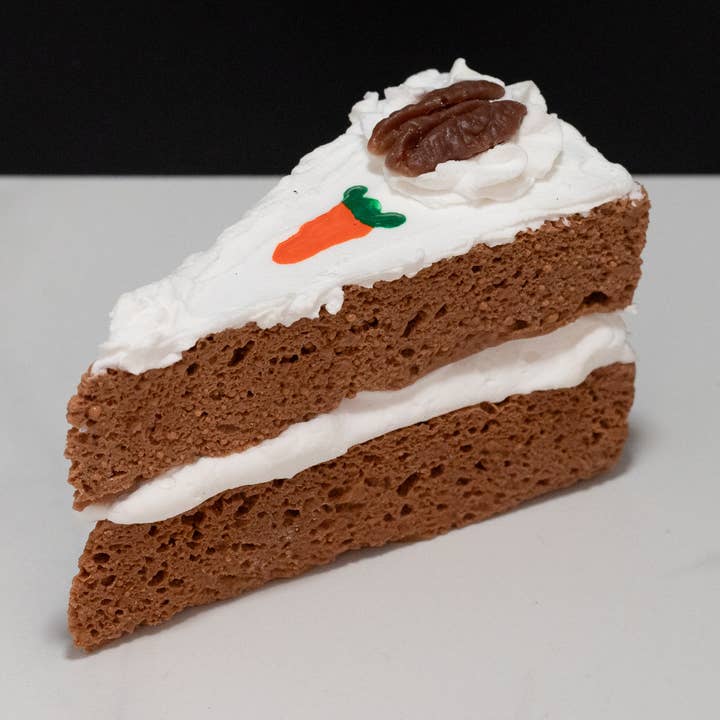 Fake Carrot Cake Slice for wholesale by Just Dough It! Fake Foods