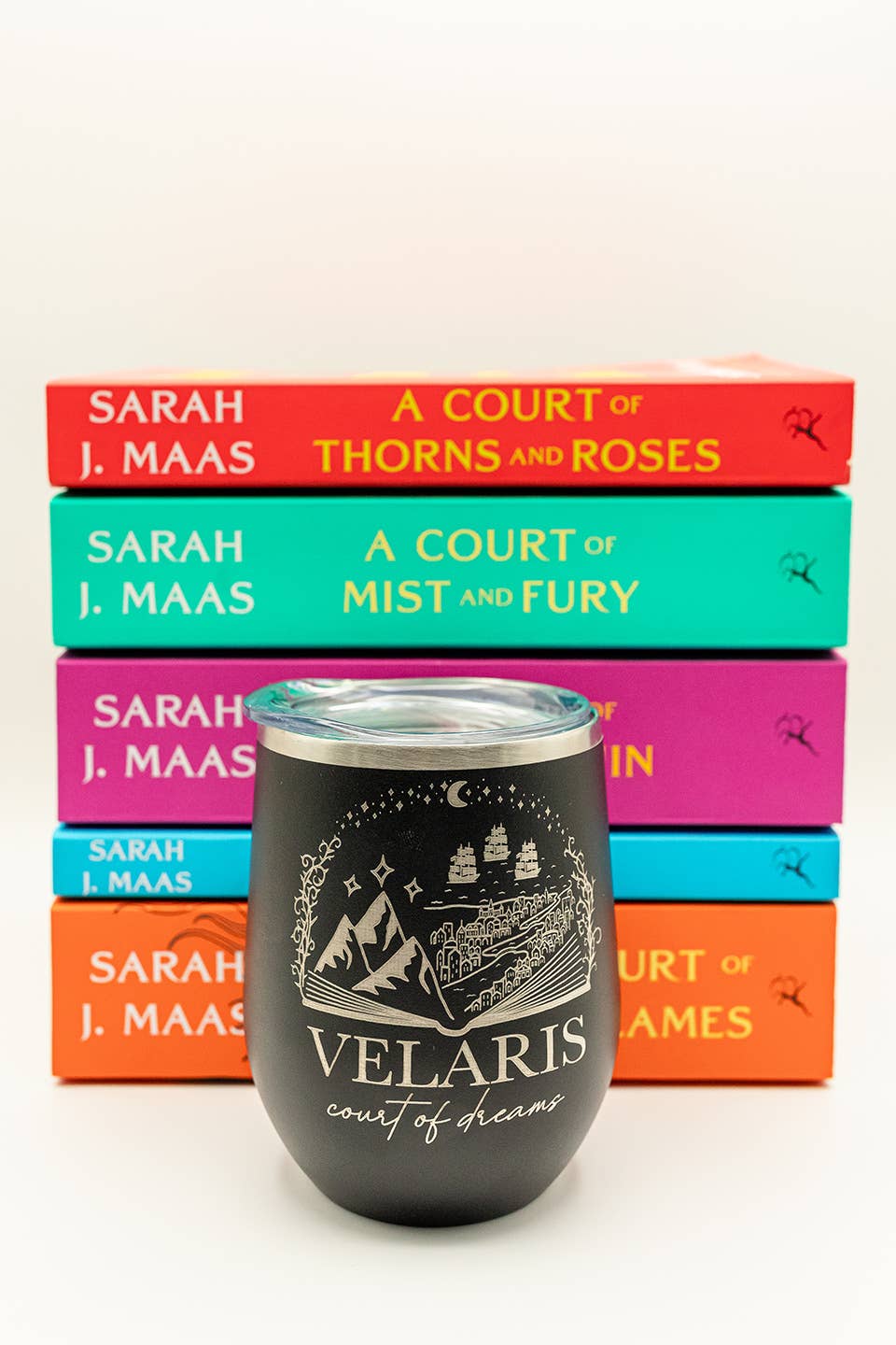 zoo&roo - Wholesale Insulated Mug/Tumbler - Velaris wine tumbler | ACOTAR wine tumbler | SJM licensed0