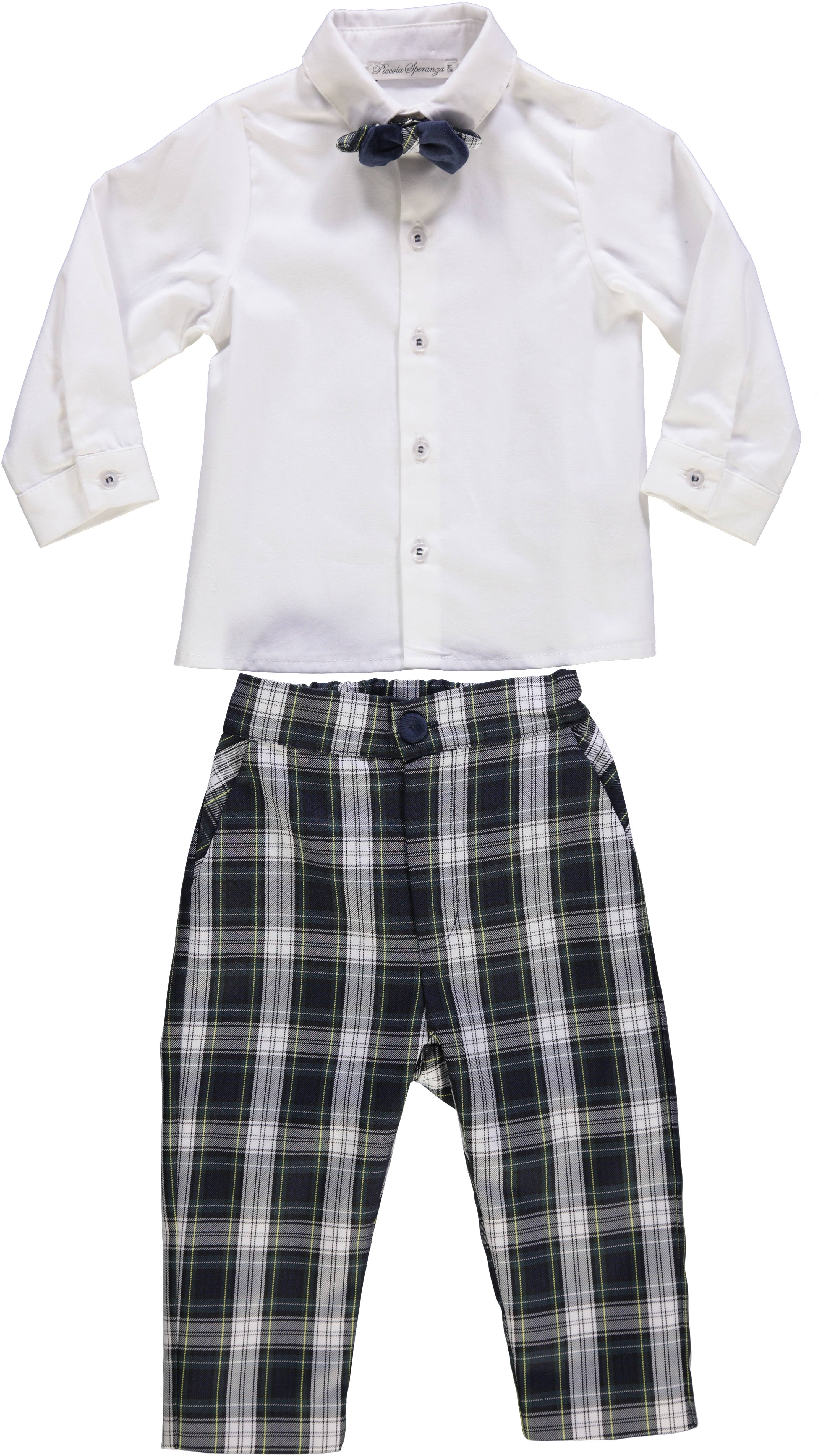Piccola Speranza - Wholesale Top & Short Set - Kids - Conjunto bebé menino com laço