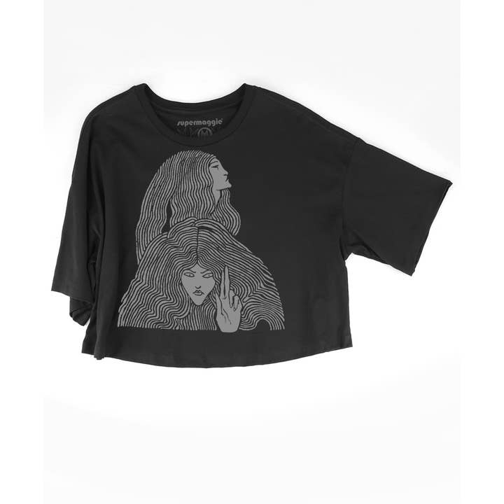 Witches Clover Crop Tee for wholesale by Supermaggie @ Faire