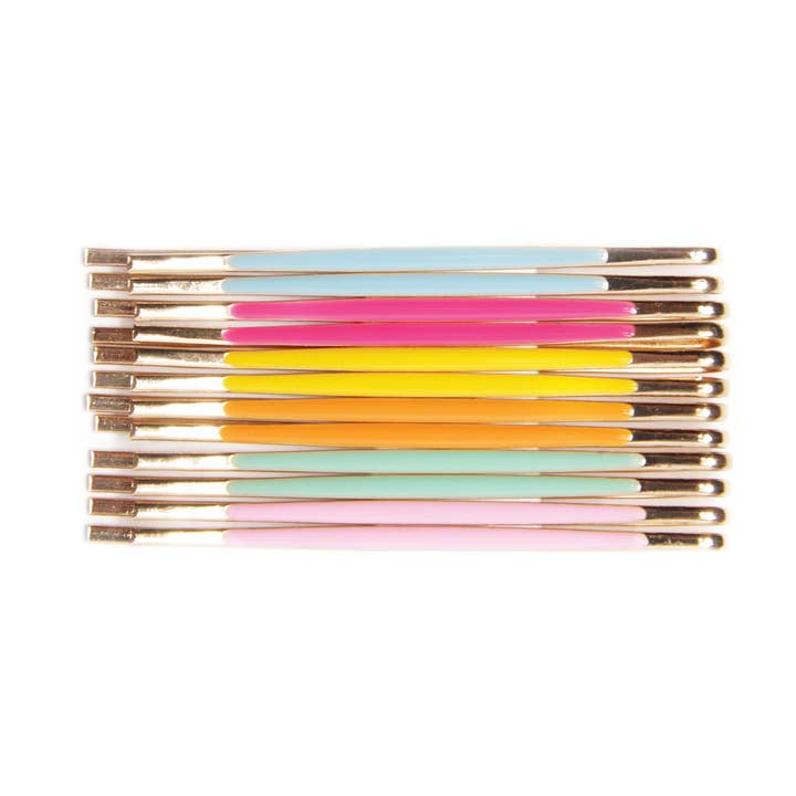 BANDED - Wholesale Hair Pin - Neon Sunset Bobby Pins0