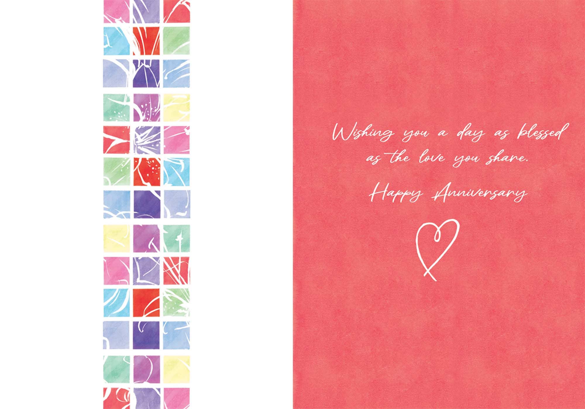Crown Point Graphics - Wholesale Anniversary Card - Colorsquare Spring | Anniversary Greeting Card1