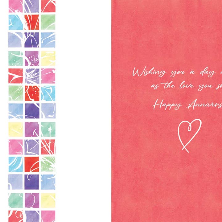 Crown Point Graphics - Wholesale Anniversary Card - Colorsquare Spring | Anniversary Greeting Card1