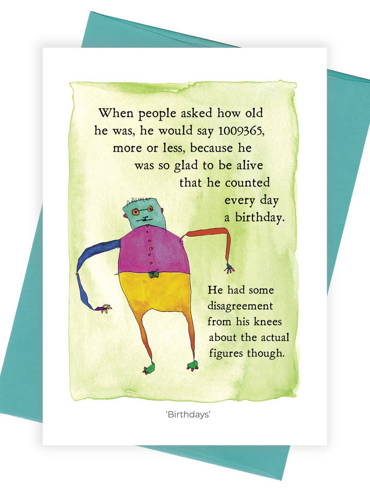 Birthdays (masculine) Card Pack of 6 for wholesale by StoryPeople