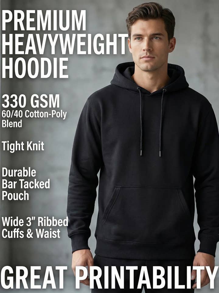 Sweats à capuche Pro One. 330 GSM pour la vente par NLJ TRADERS LLC