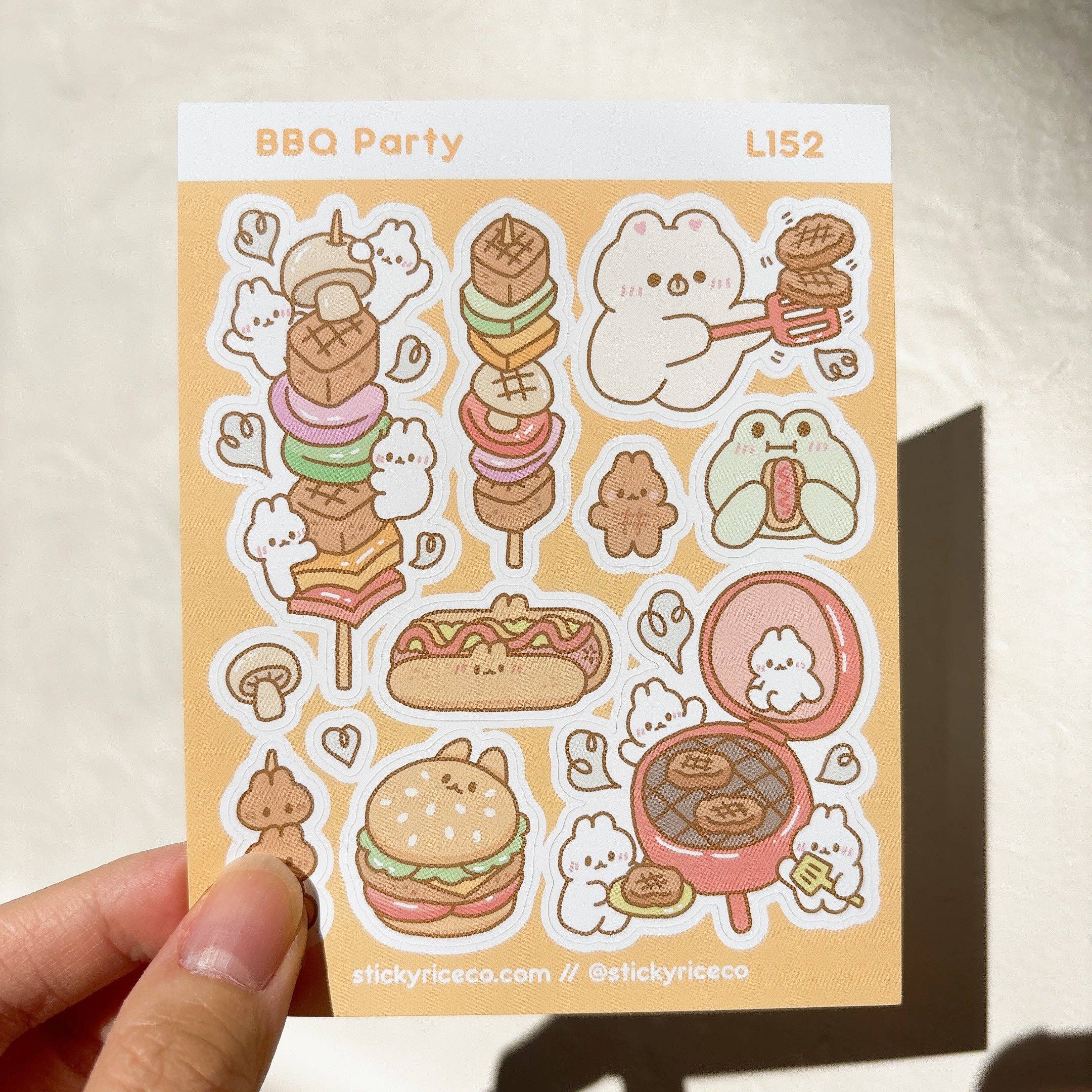 StickyRiceCo - Vente Autocollant - Feuilles d'autocollants mats pour le printemps 202415