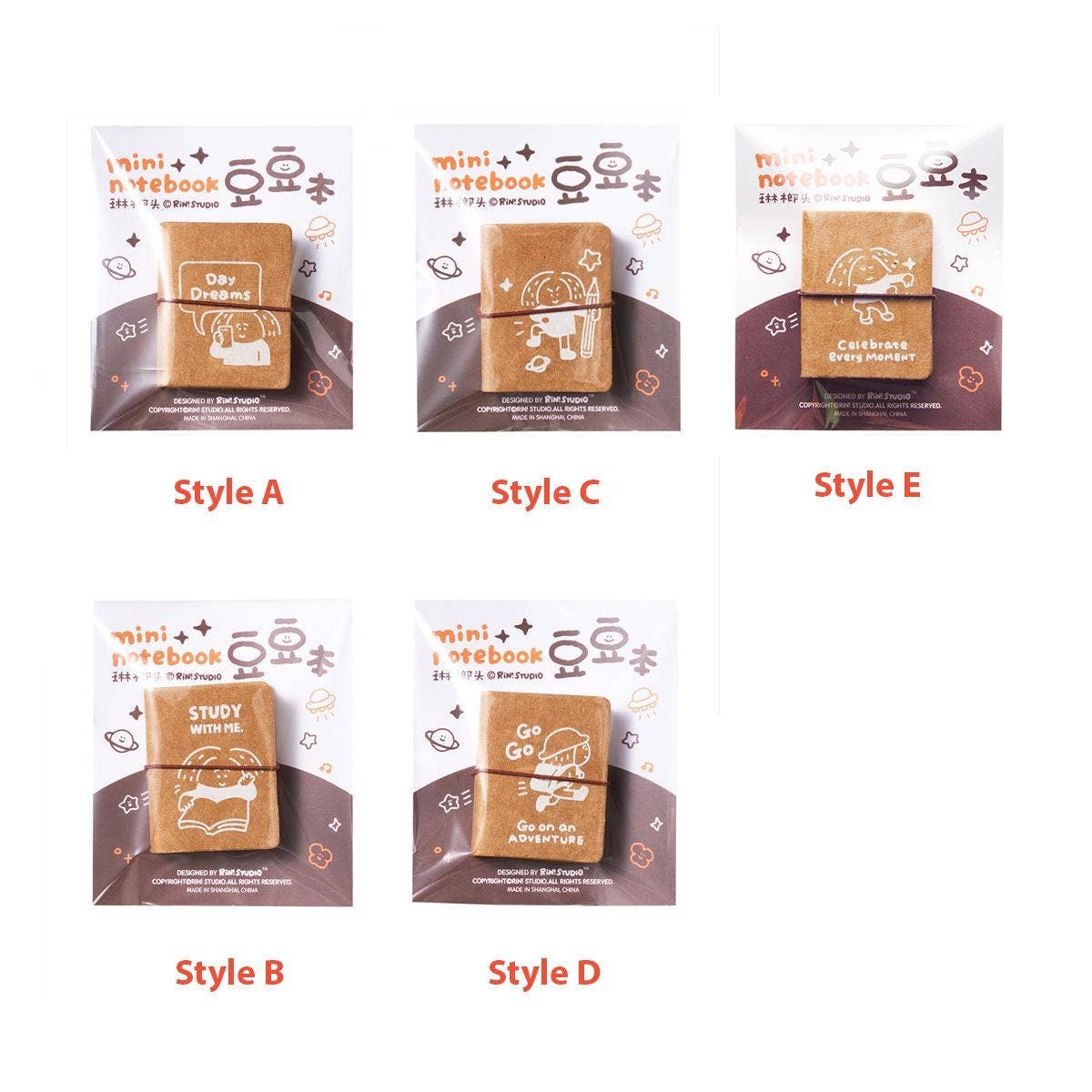 RiN! Studio US - Wholesale Notebook - Mini Notebook, Tiny Notebook, Sketch book, Kawaii Journal, Aesthetic Notebook, Cute Journal, Stationary, Schedule Journal, Thumbnail book9