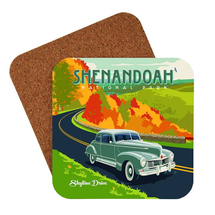 Shenandoah Skyline Drive Coaster for wholesale by Tourist Courts