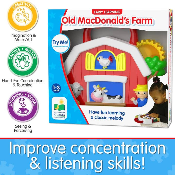 The Learning Journey - Vendita all'ingrosso Set di giocattoli - Bambini - Apprendimento precoce - Old MacDonald's Farm4