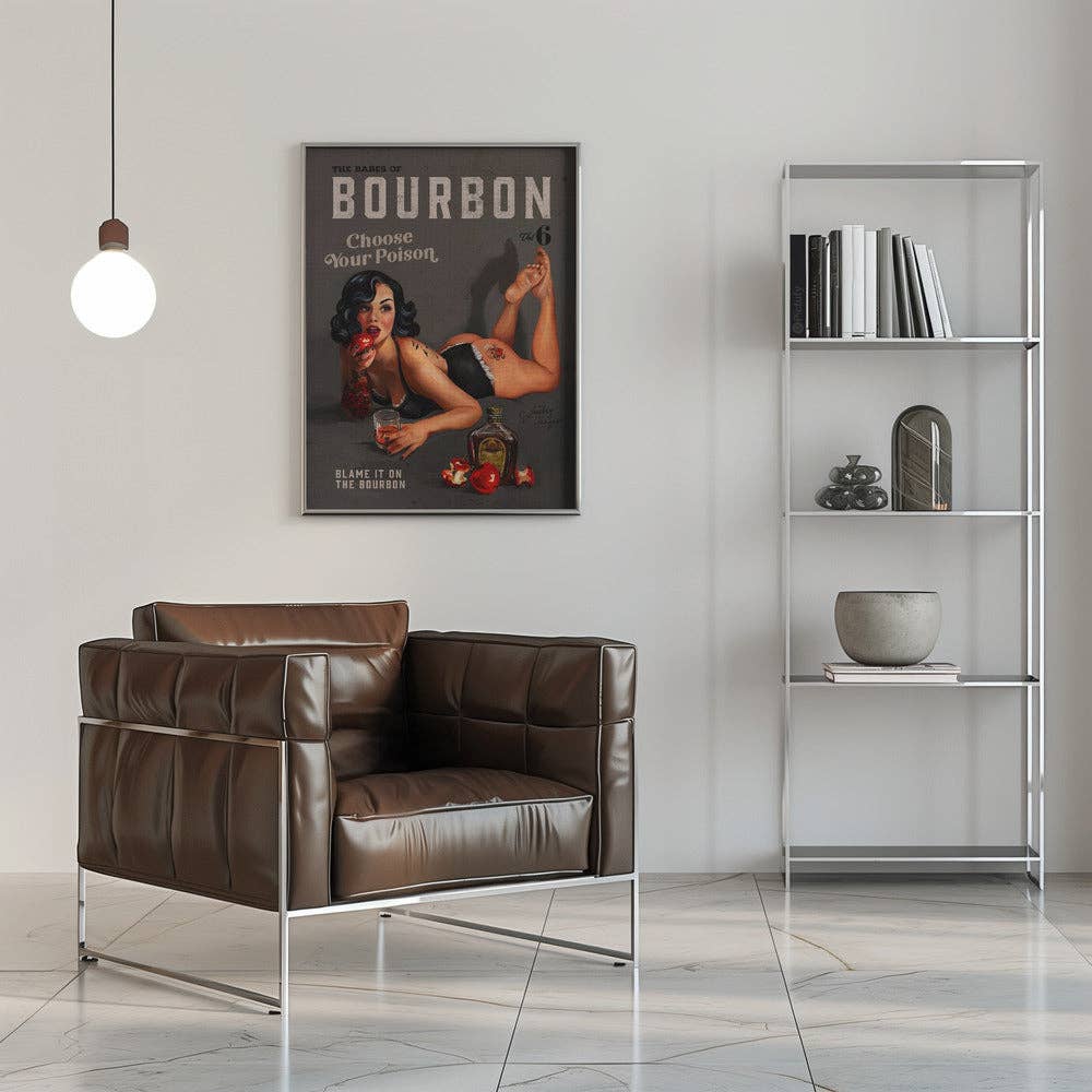 GTA ART - Wholesale Art Print - Wall art Babes of Bourbon Vol 6 Choose Your Poison Sexy Pinup3