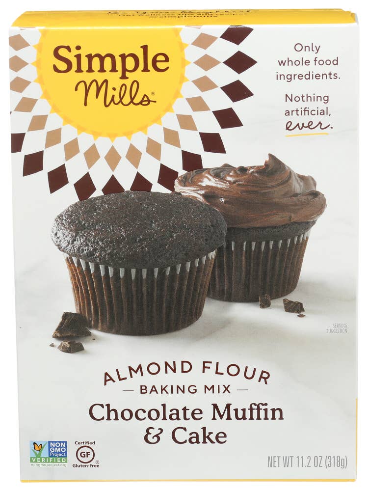 KeHE Distributors, LLC - Wholesale Muffin Mix - Simple Mills Mix Muffin & Cupcake Chocolate 10 oz