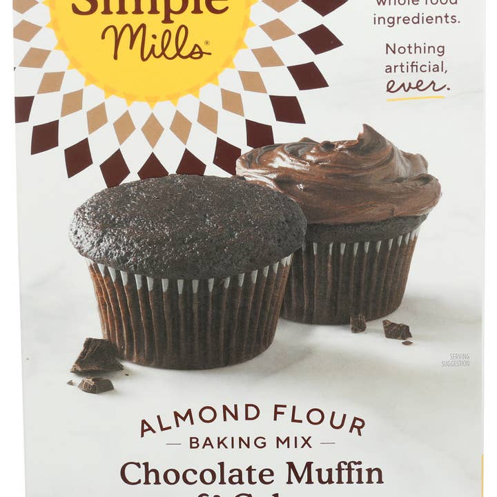 KeHE Distributors, LLC - Wholesale Muffin Mix - Simple Mills Mix Muffin & Cupcake Chocolate 10 oz0