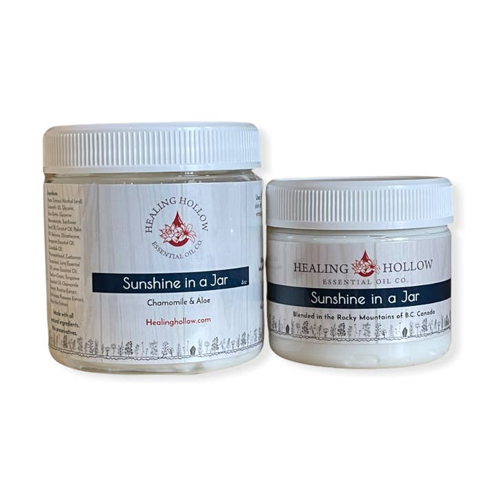 Crème met zonneschijn in een potje voor wholesale door Healing Hollow