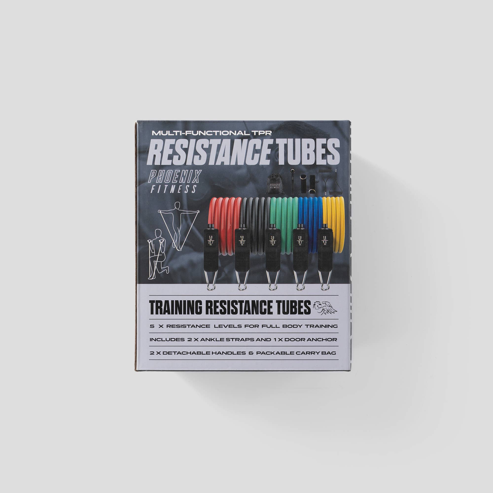 Phoenix Fitness - Wholesale Fitness Equipment - Phoenix Fitness Multi-Function TPR Resistance Tubes21