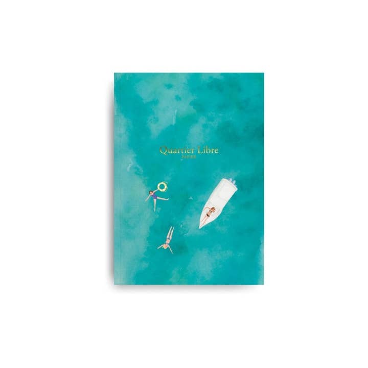 Small notebook Swimming Free Quarter for wholesale by Quartier Libre Papier