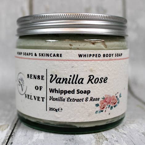 Jabón batido Vanilla Rose para venta al por mayor de Sense of Velvet
