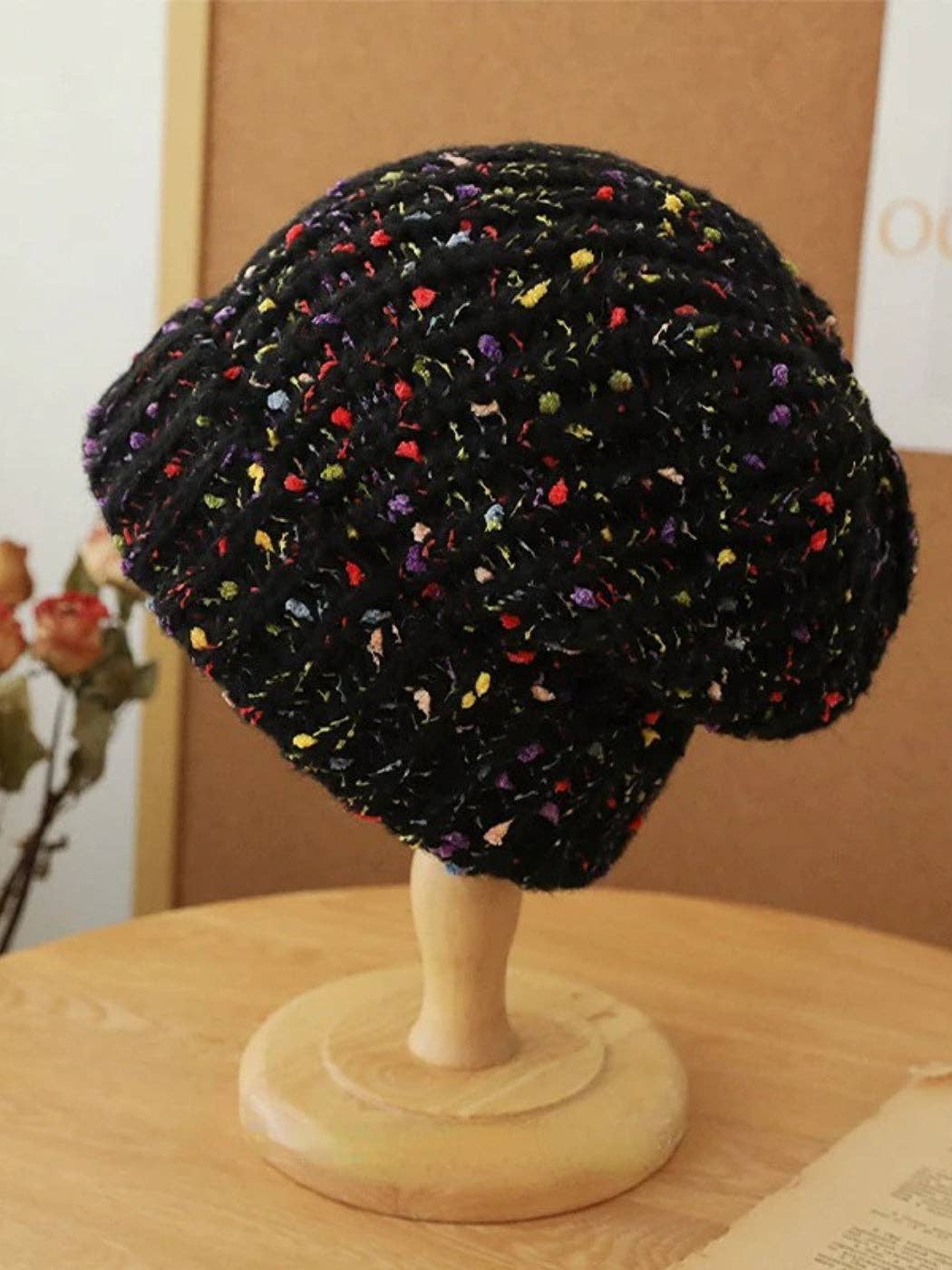 Funkyrel® Atzbranding Limited – wholesale Beanie – Women's – Haila - Knitted Splash Beanie Hat10