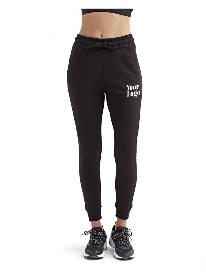 Nobullwoman Apparel - Wholesale Athletic Sweatpants/Joggers - Women's - CUSTOM LADIES' Small Business Fitted Jogger Pants