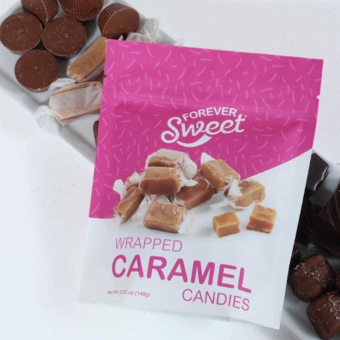Coblentz Chocolate Company - Wholesale Caramel - Forever Sweet Caramel Candy  5.25 oz Pouch Bag1