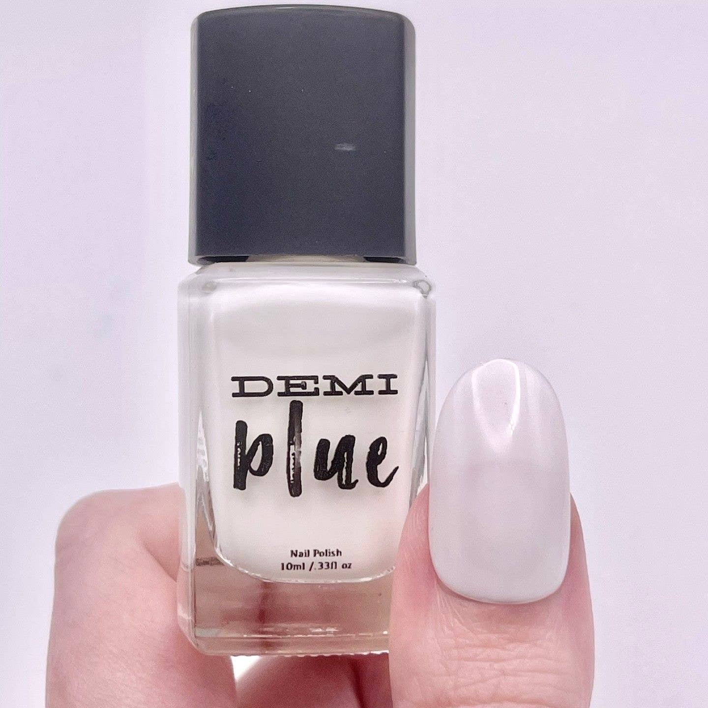 DEMIblue Clean and Vegan Nail Polish - Wholesale Nail Polish - Chalk It Up – White Vegan Nail Polish | DEMIblue™3