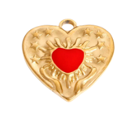 Coco Luna Collection - Vente Breloques/médailles personnalisées - Charms Cœurs et Nœuds2