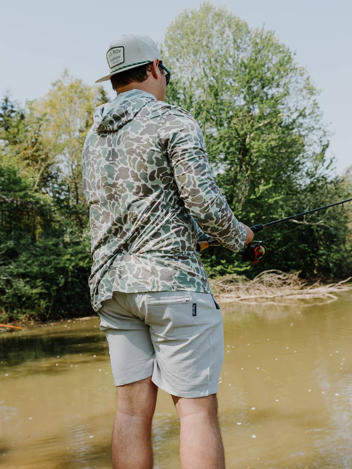 Ole Boy Outfitters - Wholesale Hoodie - Men's - OLE BOY Performance Hooded Tee - Green Camo