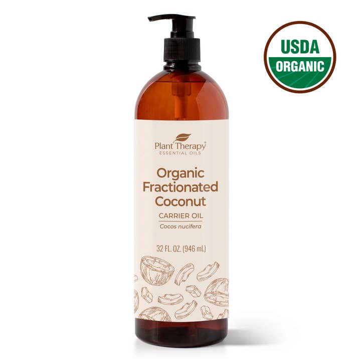 Plant Therapy - Wholesale Bath/Body Oil - Organic Fractionated Coconut Carrier Oil 32 oz