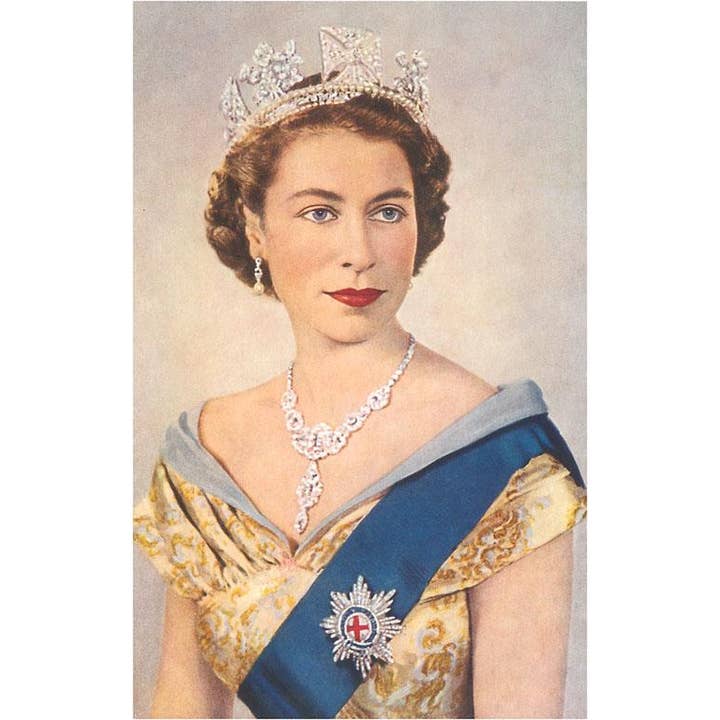 Greeting Card EN-411 Young Queen Elizabeth for wholesale by Found Image Press