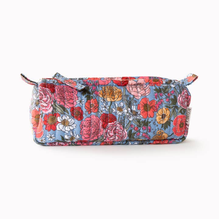 GARDEN FLORA | Cotton Quilted Pencil Pouch and other Purchase Wholesale pencil case. Free Returns & Net 60 Terms on Faire trending on Faire.