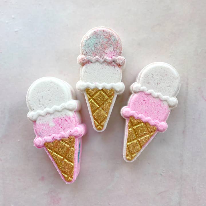 The Sister Made - Wholesale Bath Bomb/Fizz - Double Scoop Ice Cream Bath Bomb