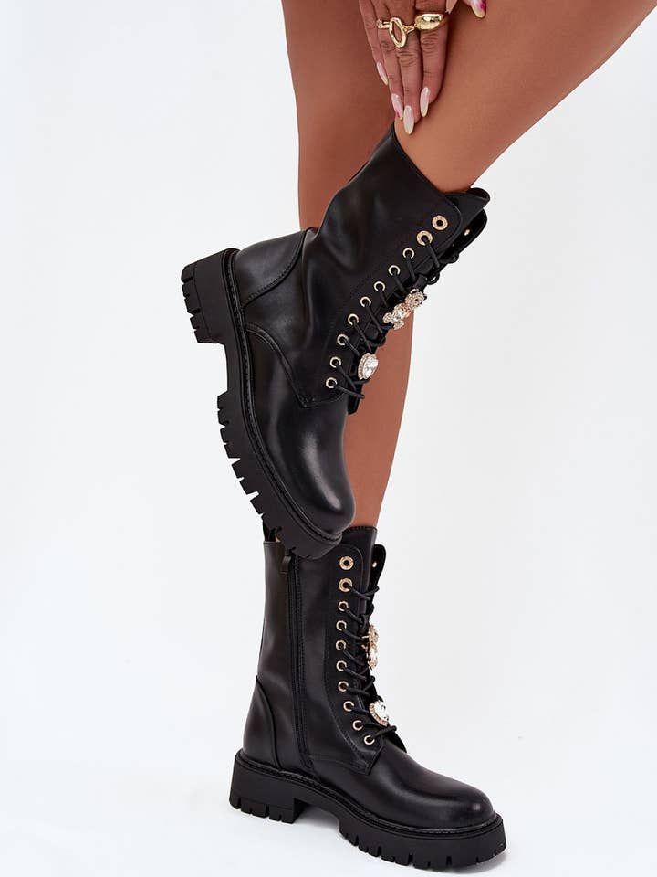 black Step in style Bootie Boots for wholesale on Faire2