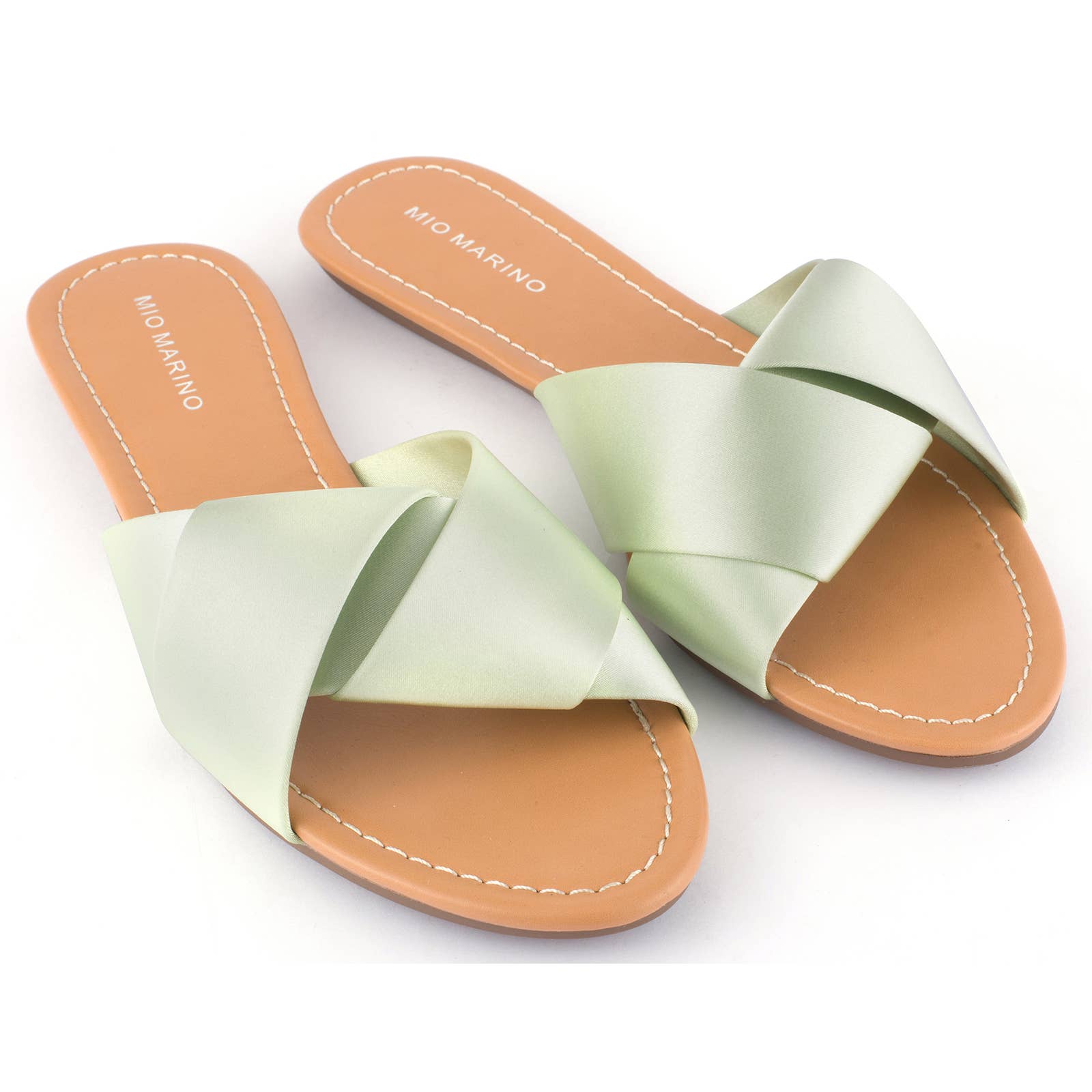 Mio Marino – Großhandel Sandalen – Damen – Bandeau-Slipper Crossband Schuhe0